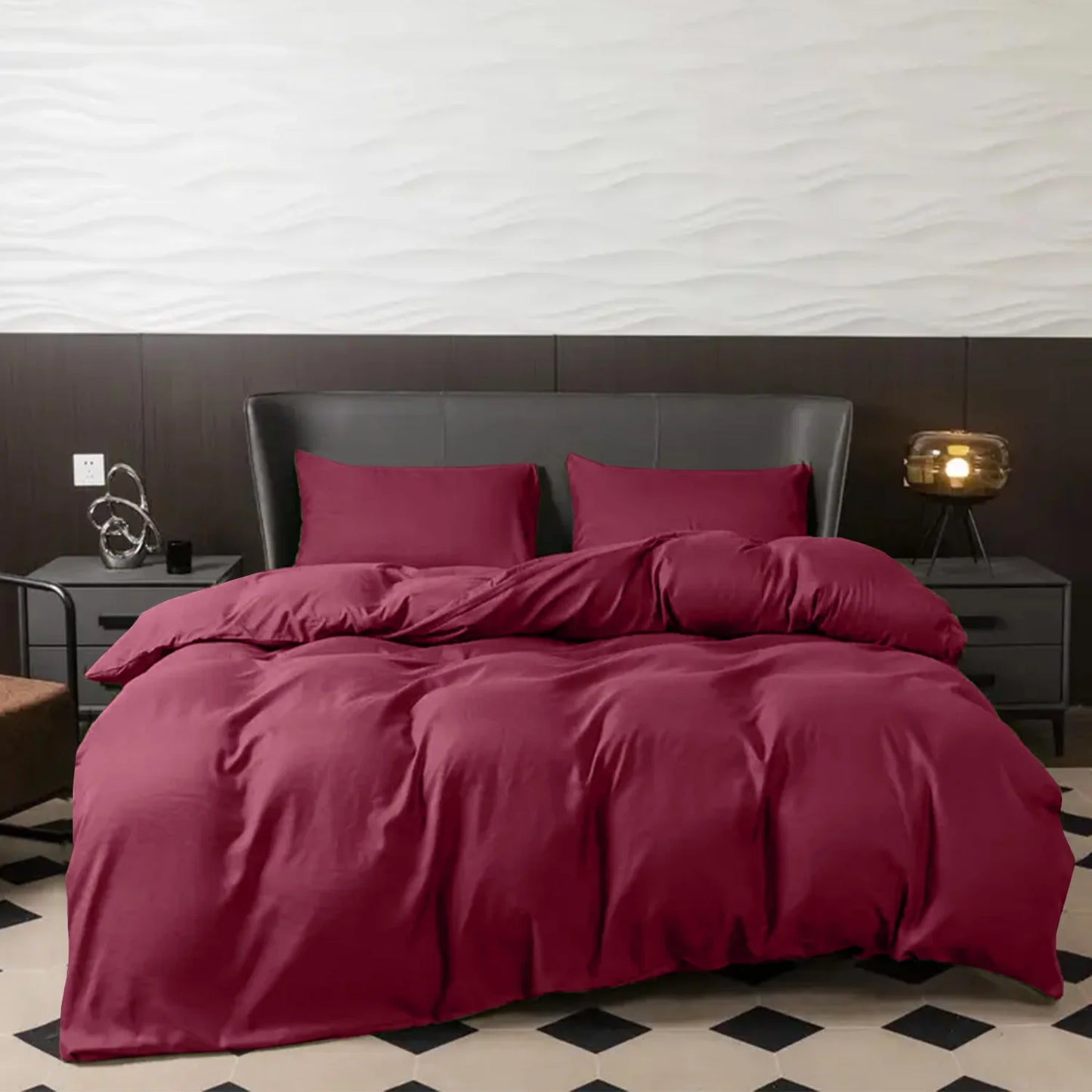 Premium 100% Cotton Duvet Cover Set – Complete Bedding Solution