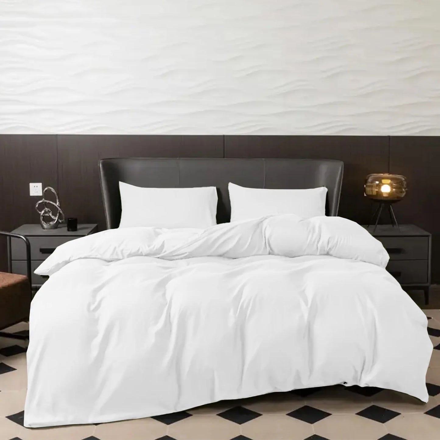 Premium 100% Cotton Duvet Cover Set – Complete Bedding Solution