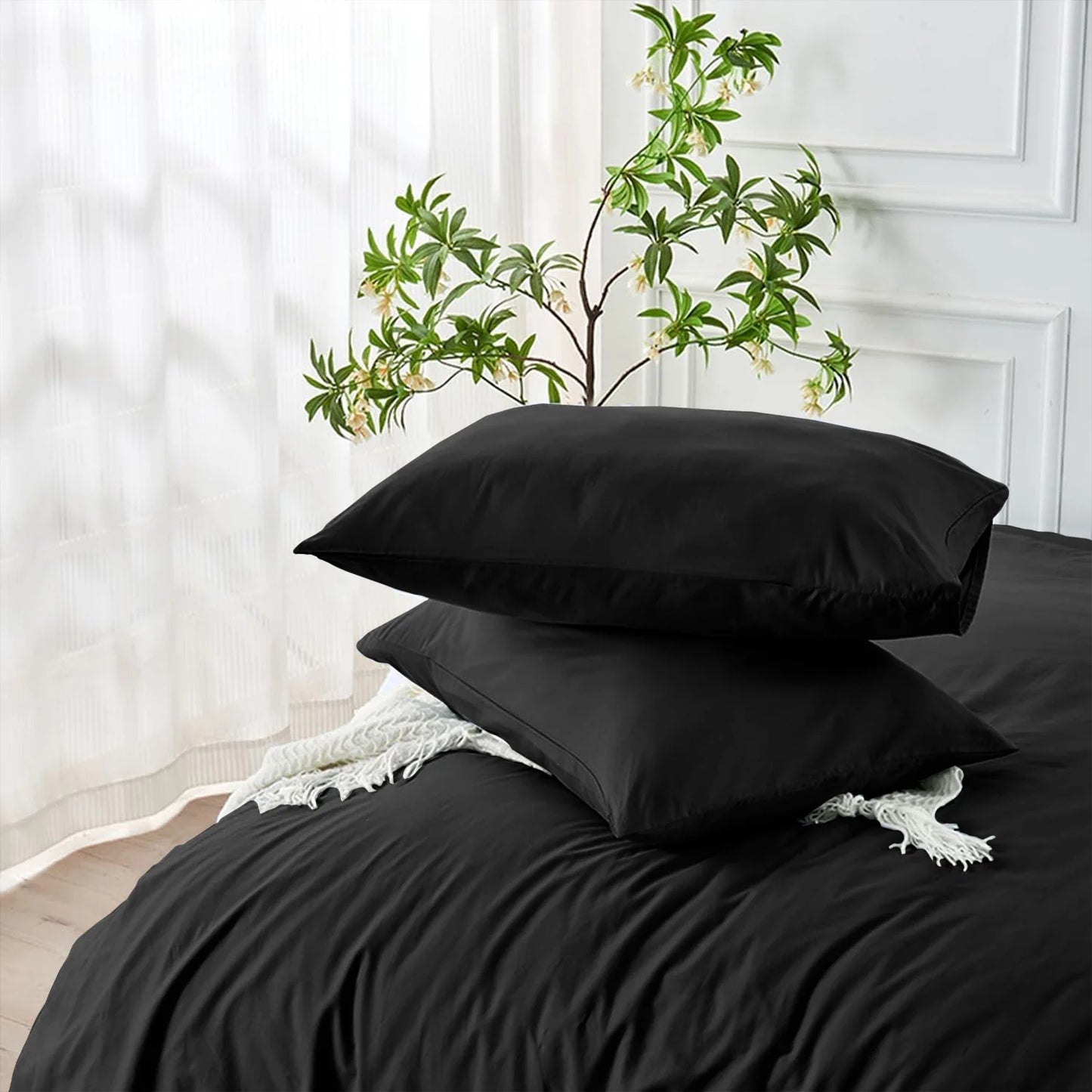 Premium 100% Cotton Duvet Cover Set – Complete Bedding Solution