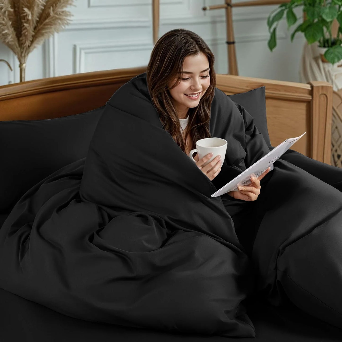 Premium 100% Cotton Duvet Cover Set – Complete Bedding Solution