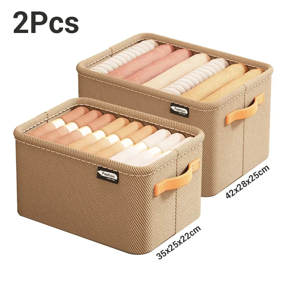 Thickened Clothes Organizer Drawer – Pants, Jeans & Sweater Wardrobe Storage Box