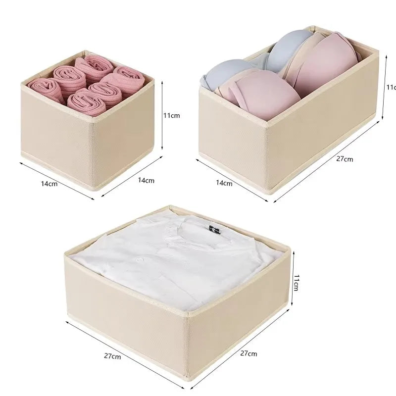 Foldable Drawer Organisers for Clothes & Socks
