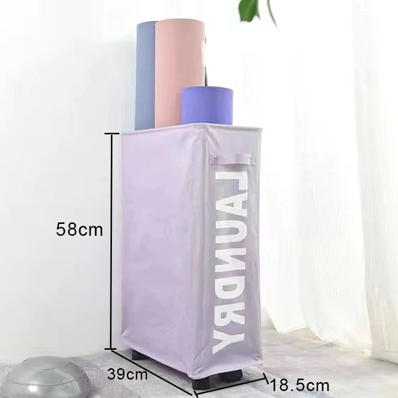 Large Laundry Basket with Wheels – Foldable & Waterproof