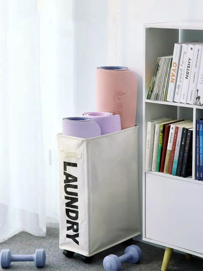 Large Laundry Basket with Wheels – Foldable & Waterproof