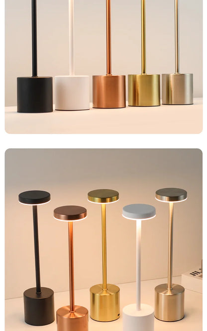 Touch Sensor LED Table Lamp – Rechargeable Bedside & Desk Light