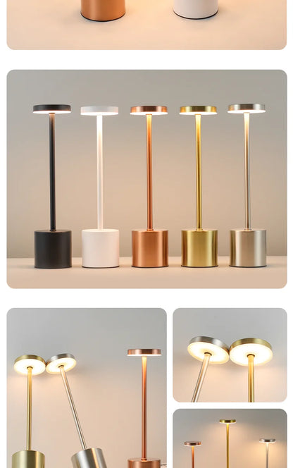 Touch Sensor LED Table Lamp – Rechargeable Bedside & Desk Light