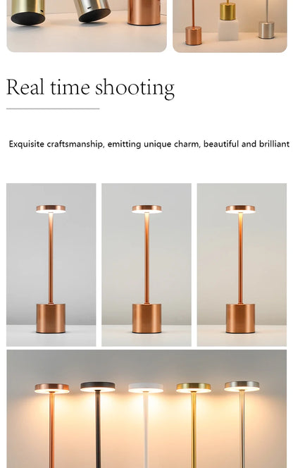 Touch Sensor LED Table Lamp – Rechargeable Bedside & Desk Light