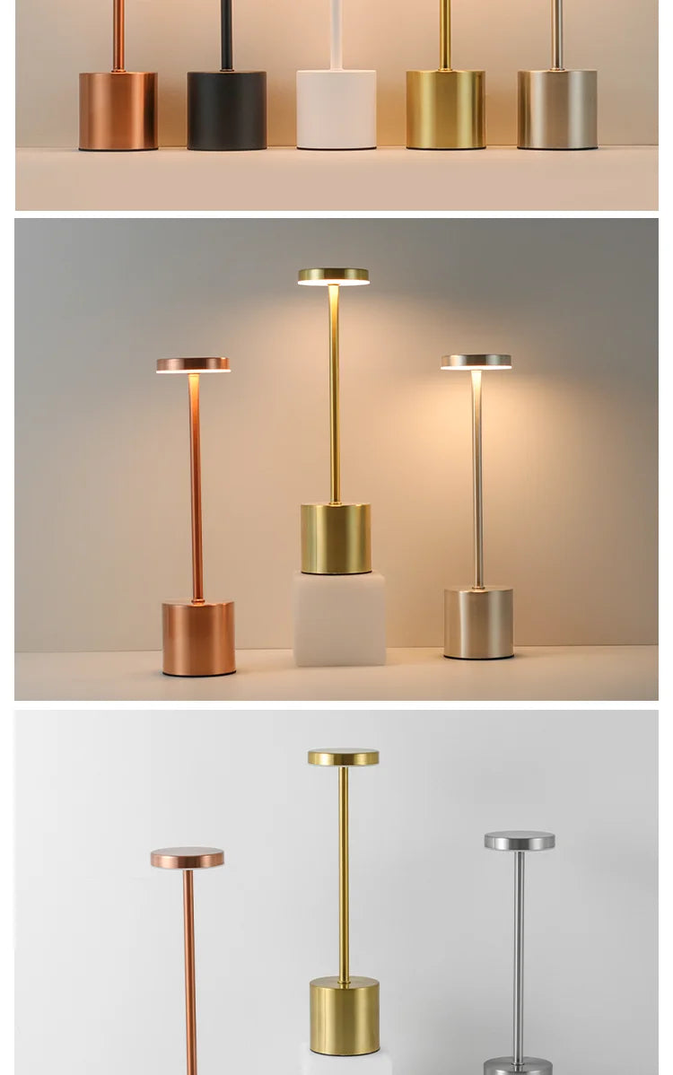 Touch Sensor LED Table Lamp – Rechargeable Bedside & Desk Light