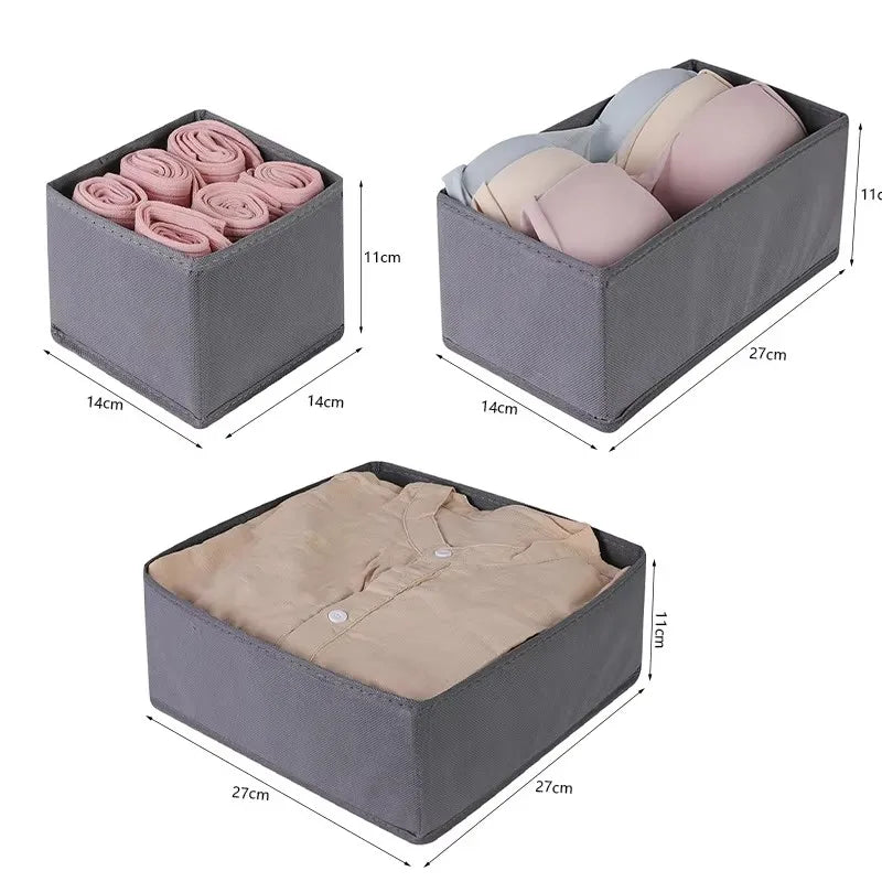 Foldable Drawer Organisers for Clothes & Socks