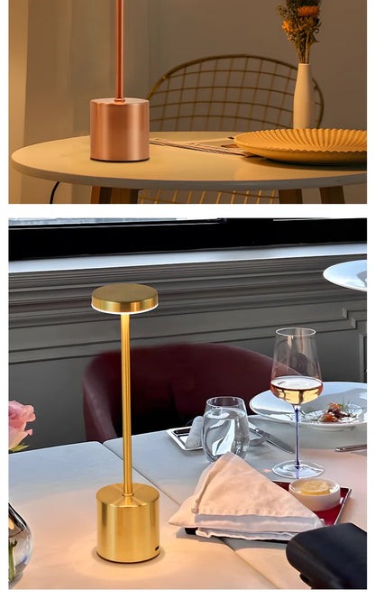 Touch Sensor LED Table Lamp – Rechargeable Bedside & Desk Light