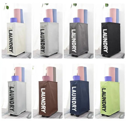 Large Laundry Basket with Wheels – Foldable & Waterproof