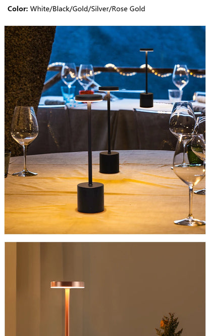 Touch Sensor LED Table Lamp – Rechargeable Bedside & Desk Light