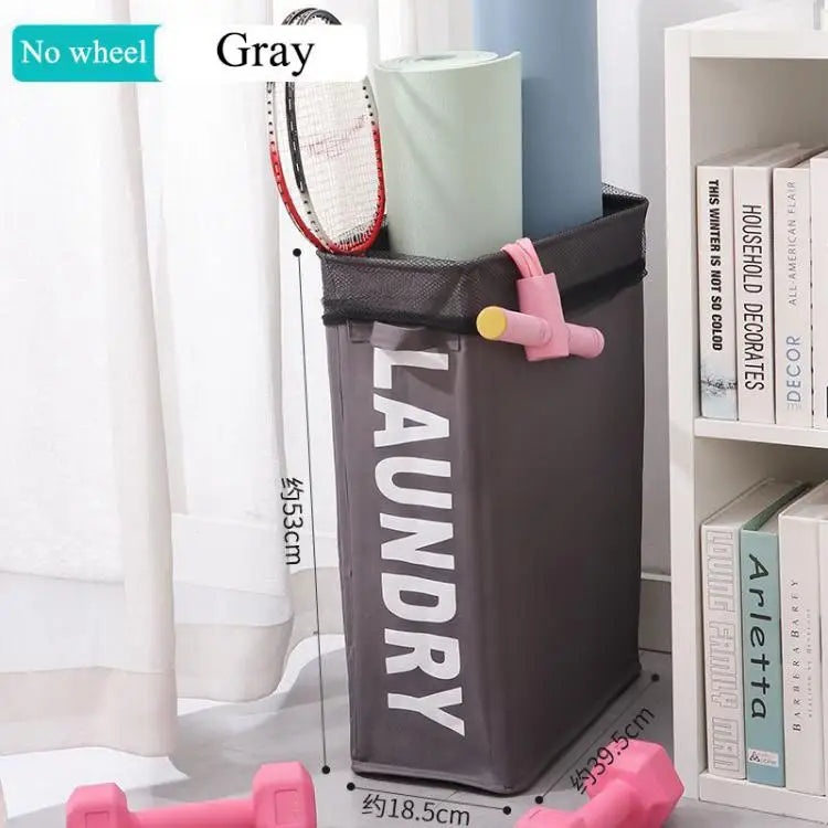 Large Laundry Basket with Wheels – Foldable & Waterproof