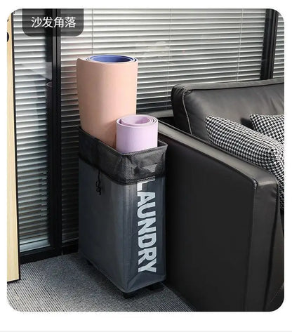 Large Laundry Basket with Wheels – Foldable & Waterproof