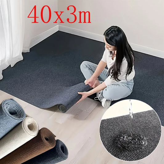 40×300cm Self-Adhesive Floor Rug – Absorbent Home Carpet