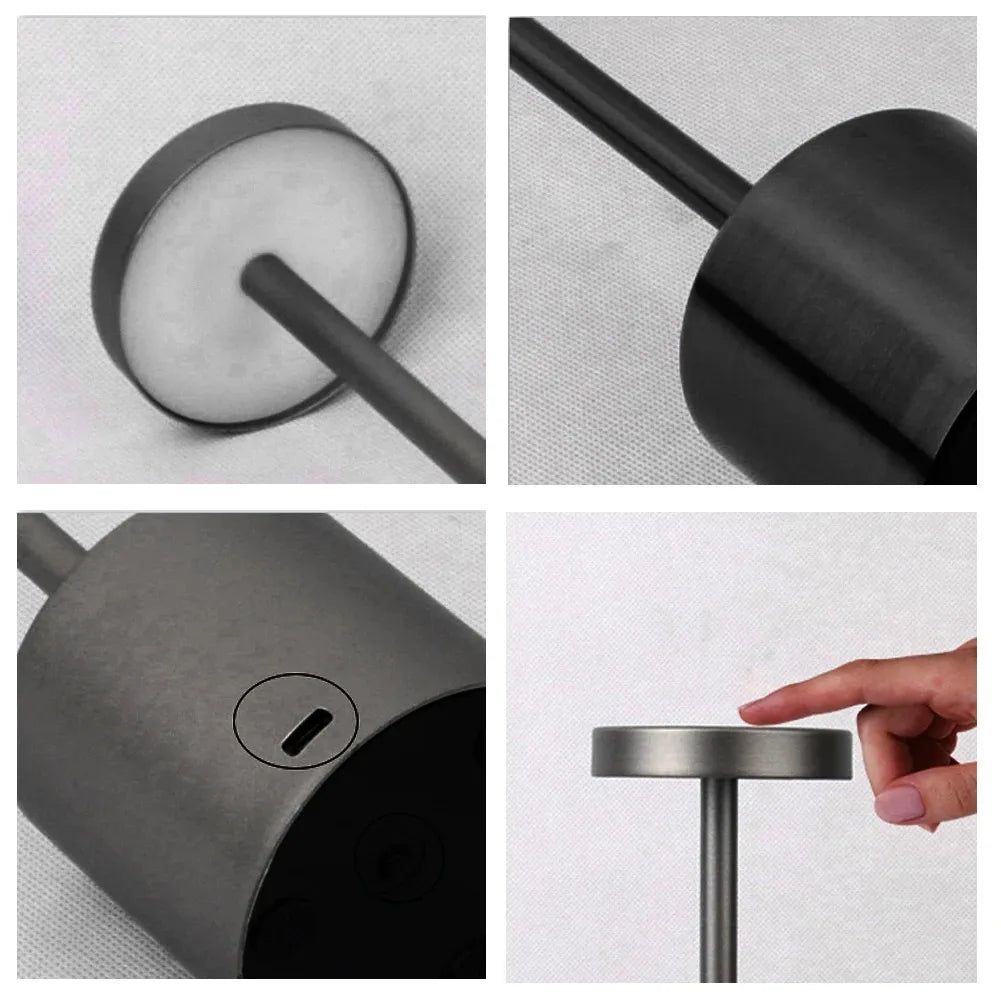 Touch Sensor LED Table Lamp – Rechargeable Bedside & Desk Light